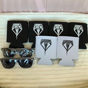 Groom & Groom’s Crew Koozies
